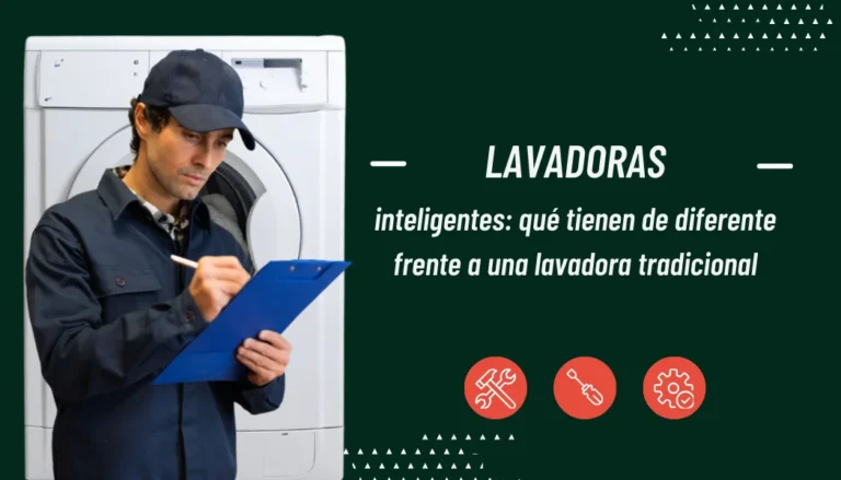 Lavadoras inteligentes vs tradicionales: diferencias, ventajas y si valen la pena